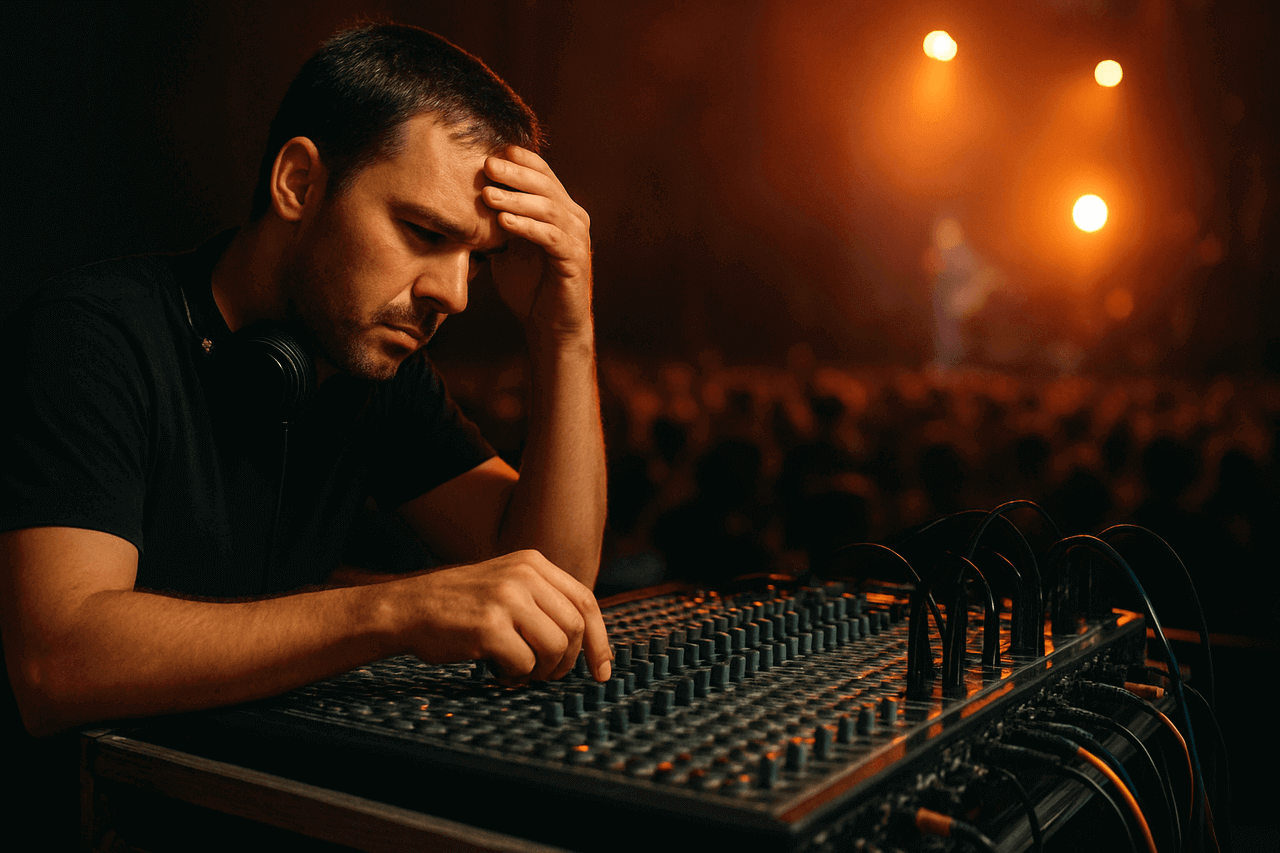 Troubleshooting Audio Equipment at Live Event