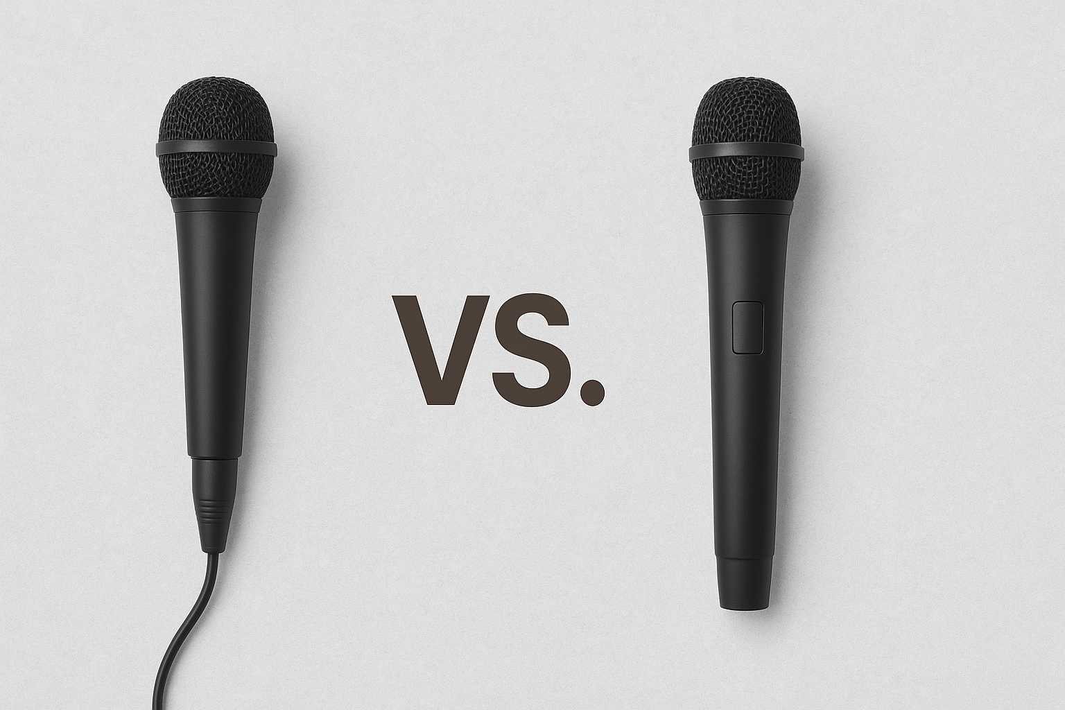 Wired vs. Wireless Microphones